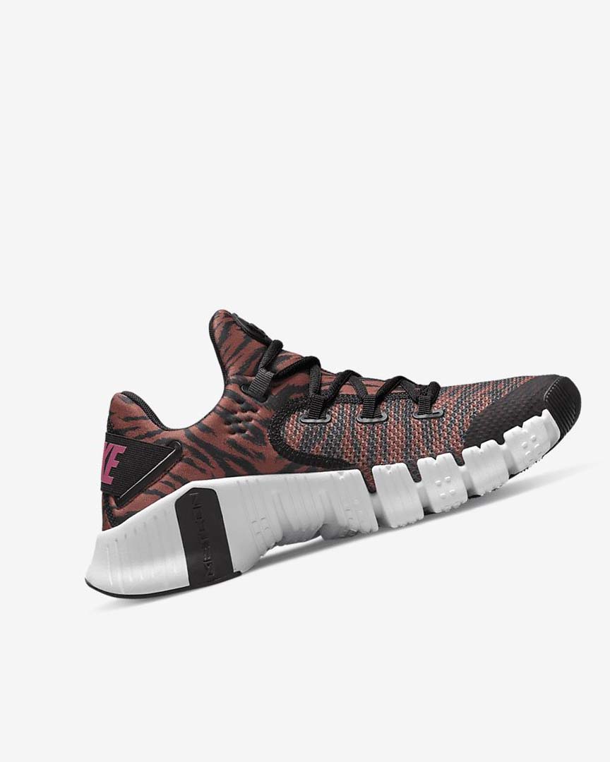 Black / Pink Nike Free Metcon 4 Women's Training Shoes | CA_4984