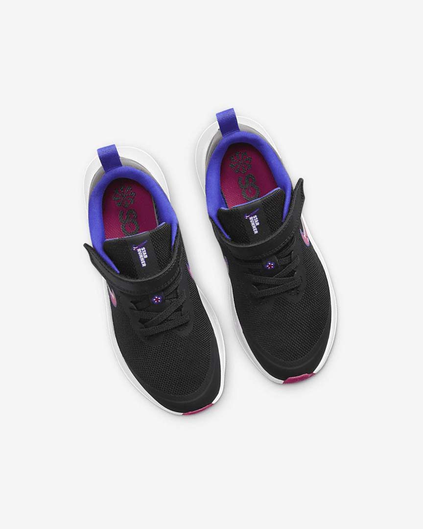 Black / Pink Nike Star Runner 3 SE Girls' Running Shoes | CA_4795