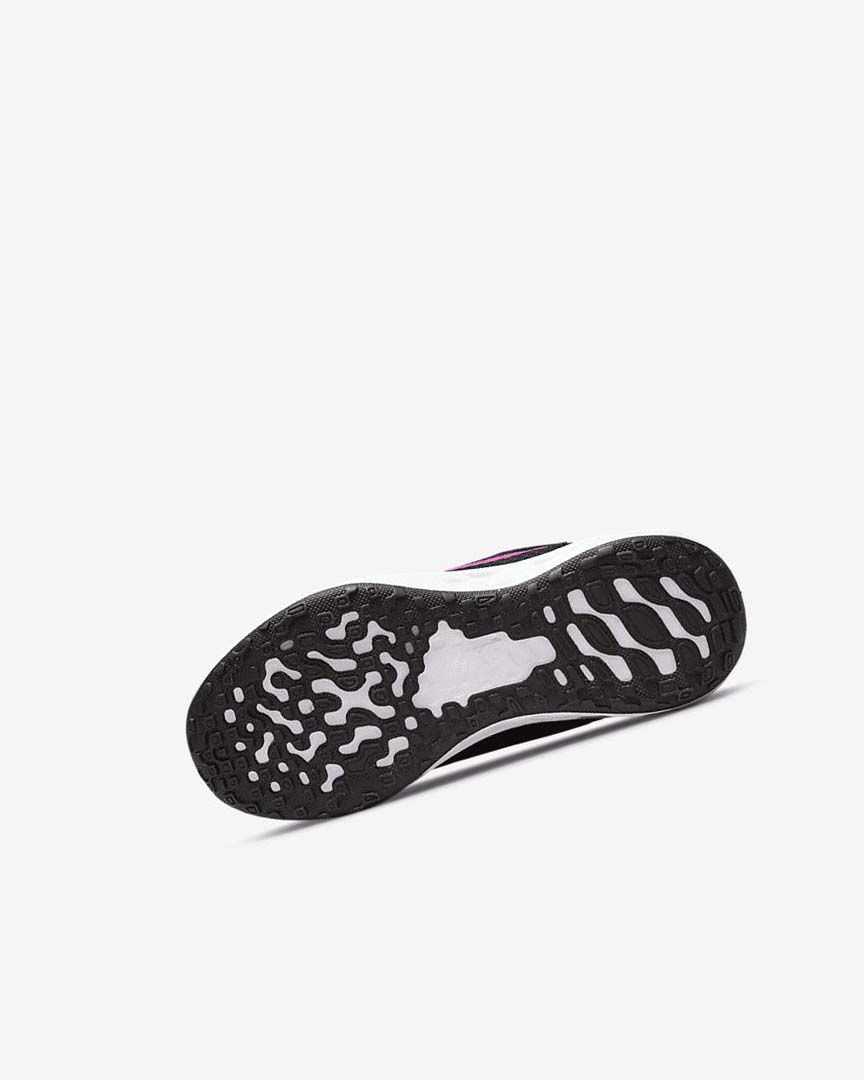 Black / Pink / Pink Nike Revolution 6 Boys' Running Shoes | CA_3157