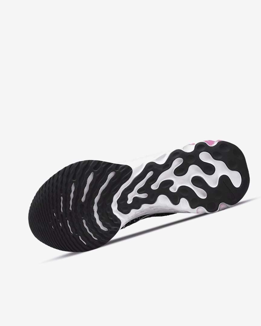 Black / Pink / Turquoise / Turquoise Nike React Infinity Run Flyknit 3 Women's Running Shoes | CA_3149