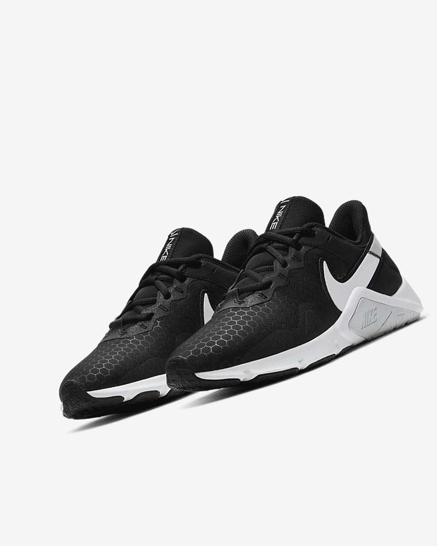 Black / Platinum / White Nike Legend Essential 2 Women's Training Shoes | CA_2398