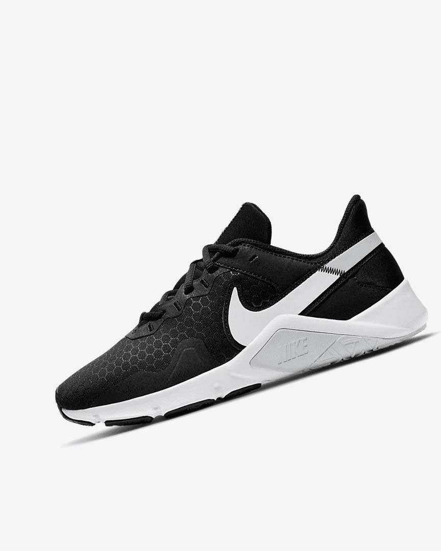 Black / Platinum / White Nike Legend Essential 2 Women\'s Training Shoes | CA_2398