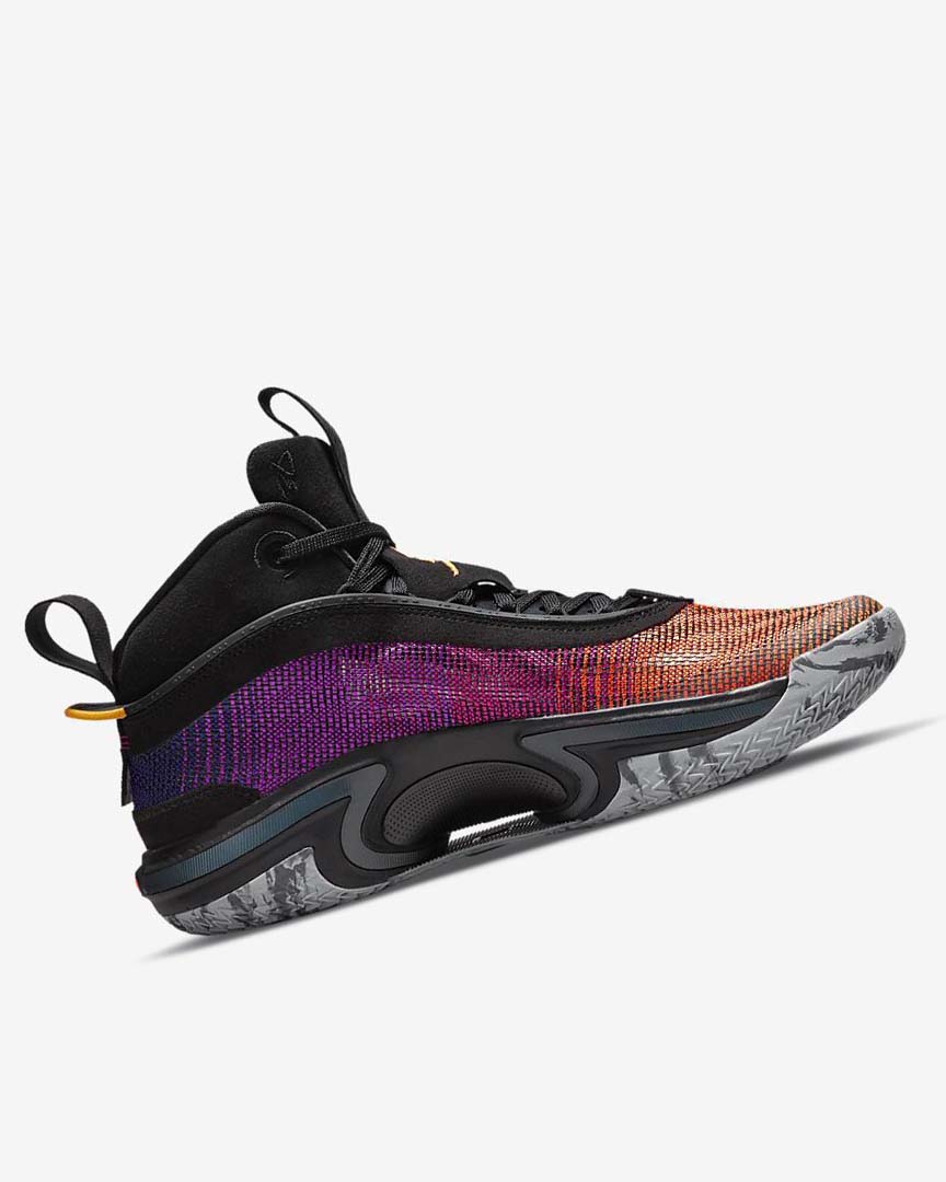 Black / Purple / Orange Nike Air Jordan XXXVI Men's Basketball Shoes | CA_5027