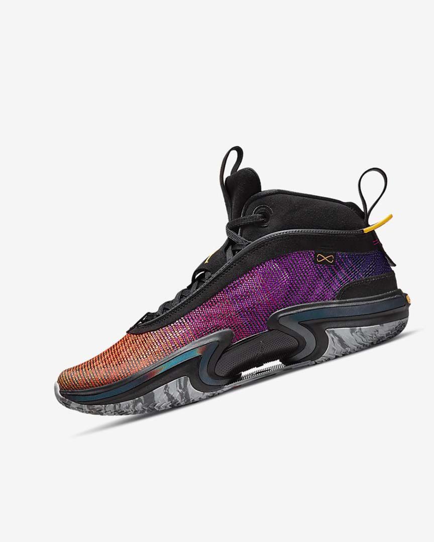 Black / Purple / Orange Nike Air Jordan XXXVI Men\'s Basketball Shoes | CA_5027