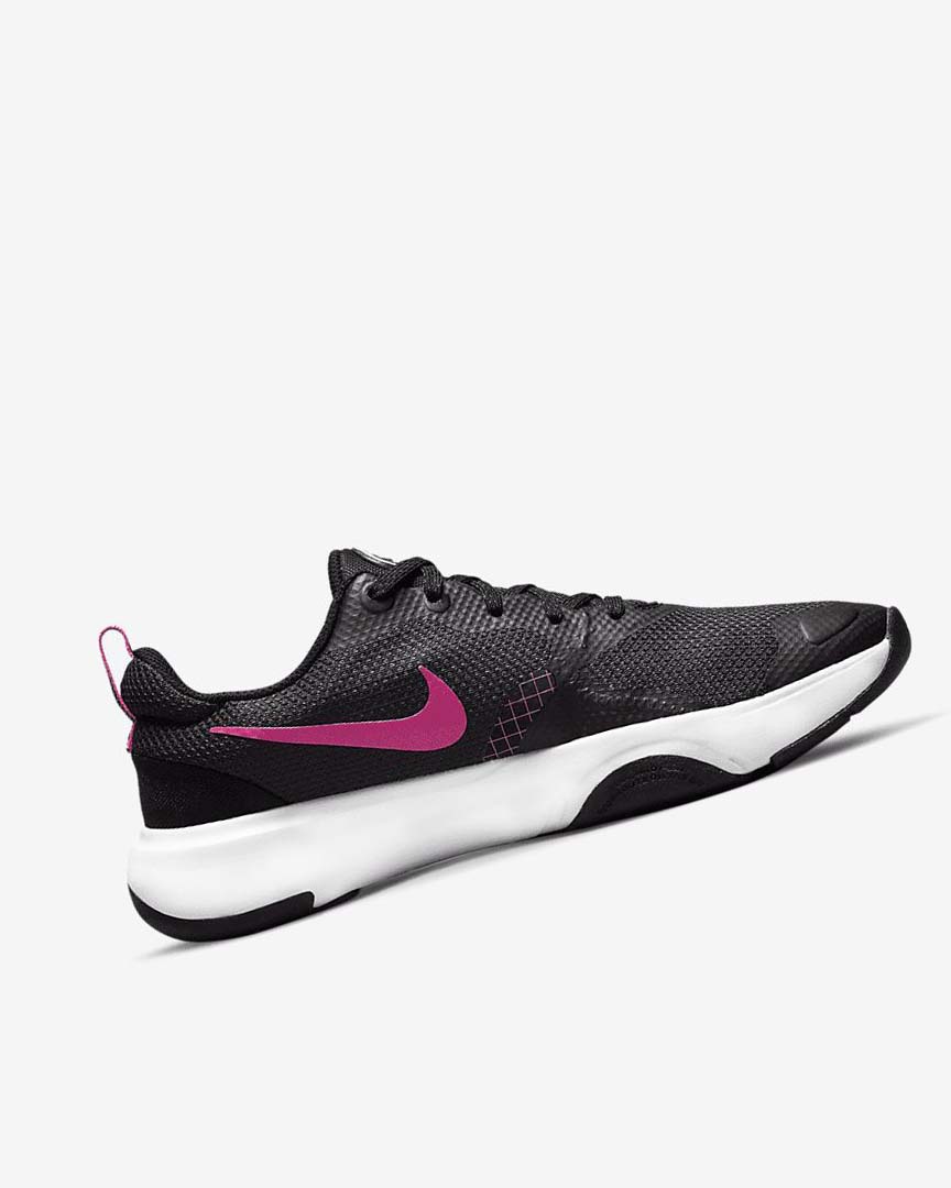 Black / Purple / Purple / Pink Nike City Rep TR Women's Training Shoes | CA_2223