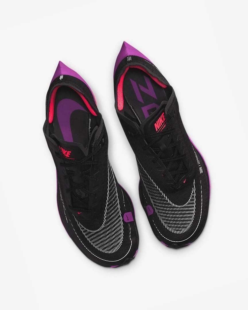 Black / Purple / Red Nike ZoomX Vaporfly Next% 2 Men's Running Shoes | CA_2816