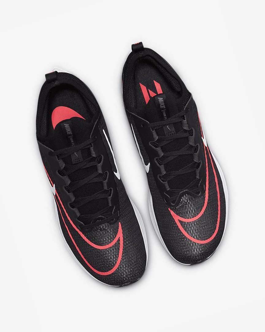 Black / Purple / White Nike Zoom Fly 4 Men's Running Shoes | CA_4803