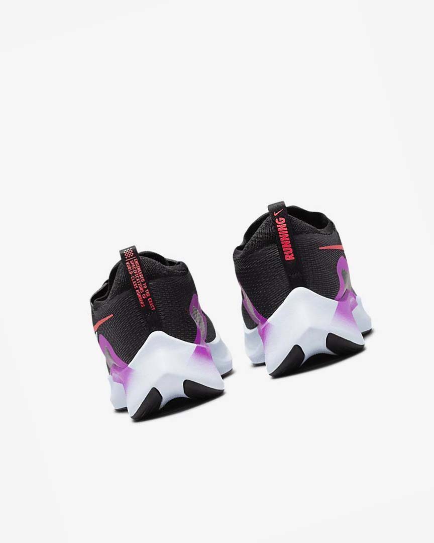 Black / Purple / White Nike Zoom Fly 4 Men's Running Shoes | CA_4803