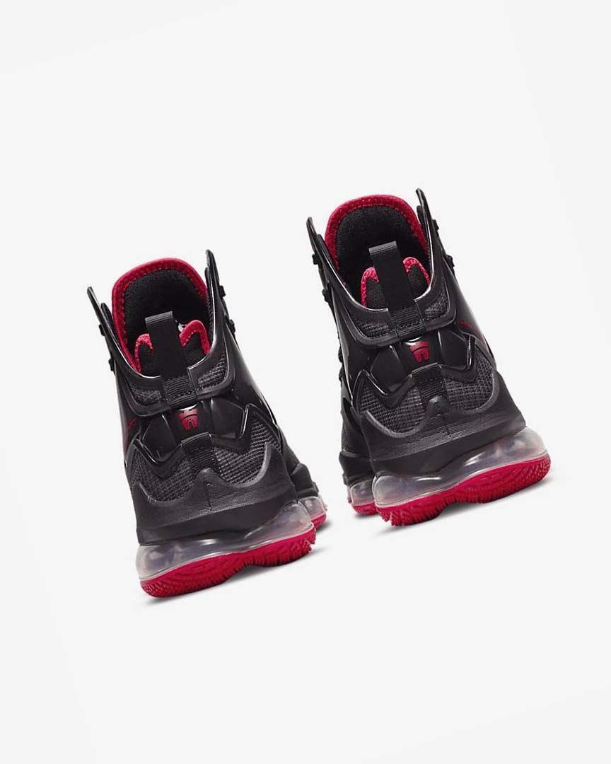Black / Red / Black Nike LeBron 19 Men's Basketball Shoes | CA_2820