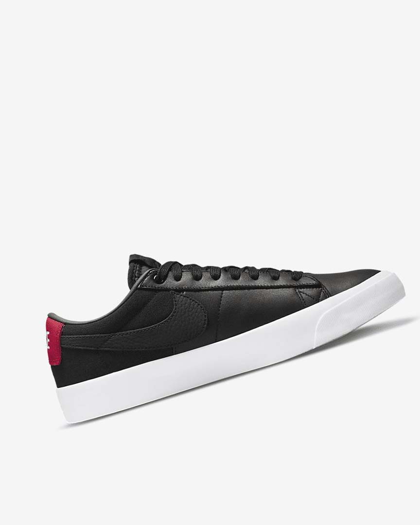 Black / Red / Black Nike SB Zoom Blazer Low Pro GT Premium Women's Skate Shoes | CA_2488