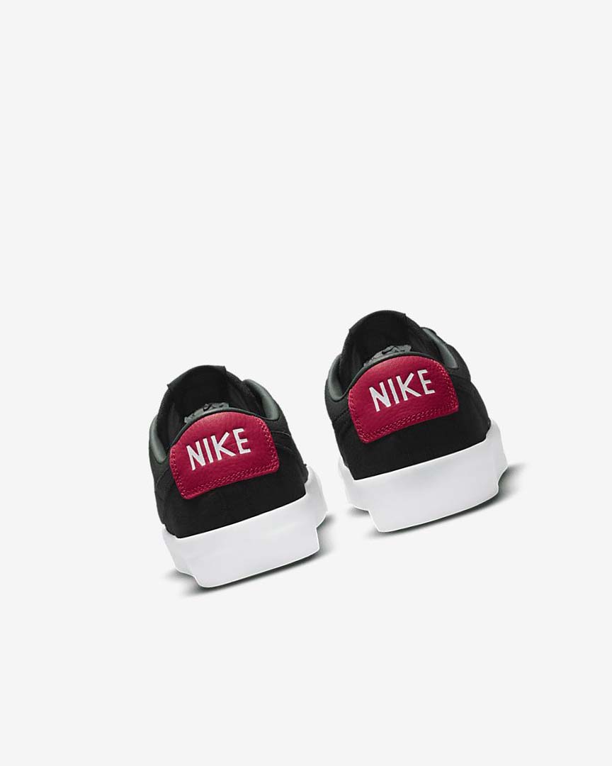 Black / Red / Black Nike SB Zoom Blazer Low Pro GT Premium Women's Skate Shoes | CA_2488