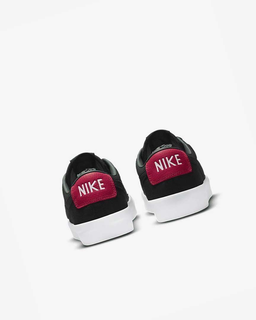 Black / Red / Black Nike SB Zoom Blazer Low Pro GT Premium Men's Skate Shoes | CA_3126