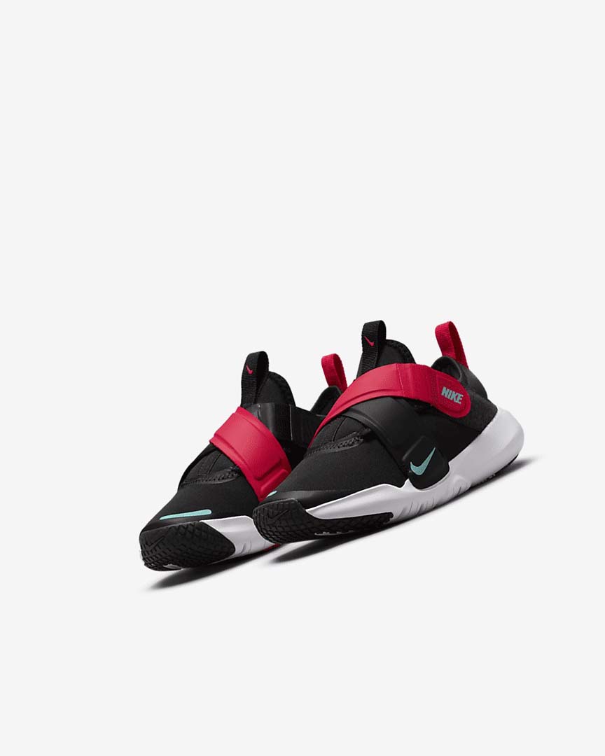 Black / Red / Grey / White Nike Flex Advance Girls' Shoes | CA_5562