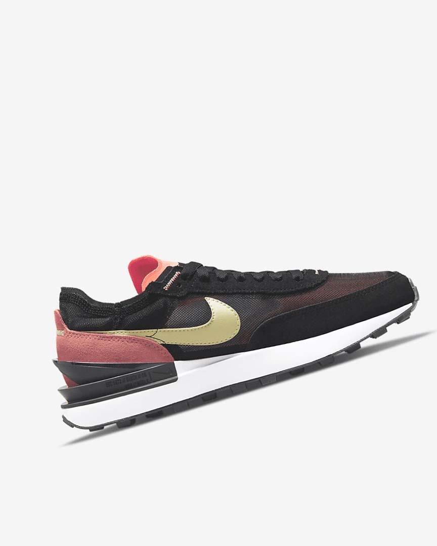 Black / Red / Light Green Nike Waffle One Women's Sneakers | CA_5226