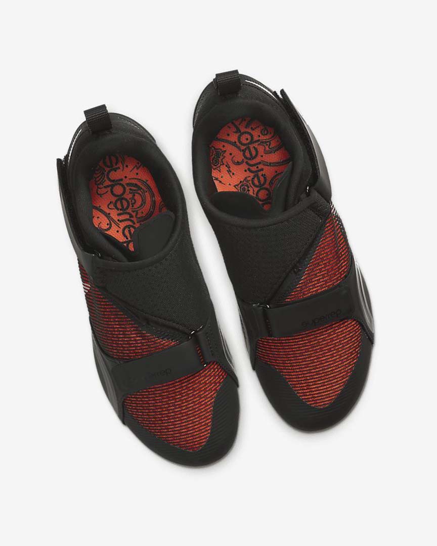 Black / Red / Metal Silver Nike SuperRep Cycle Women's Training Shoes | CA_5595