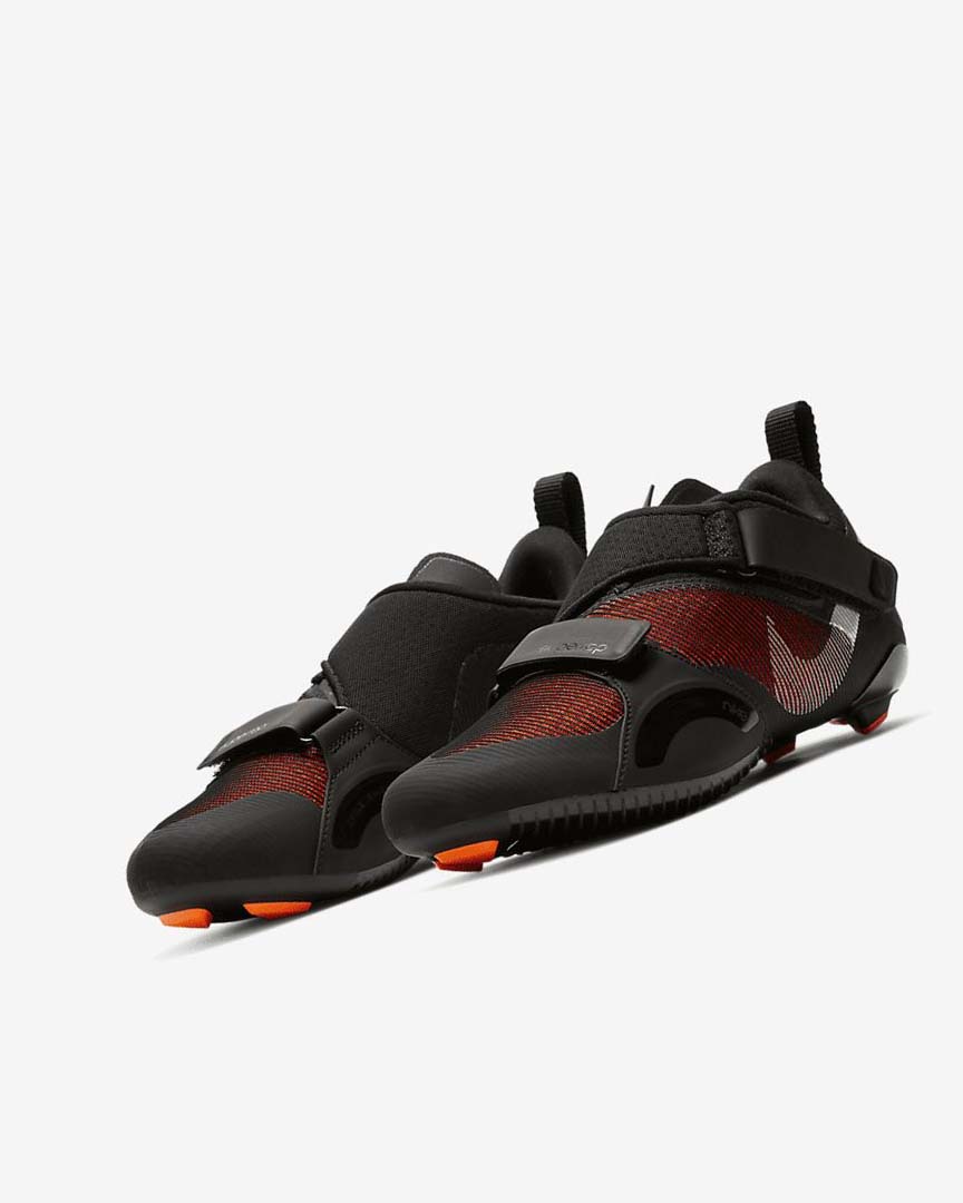 Black / Red / Metal Silver Nike SuperRep Cycle Women's Training Shoes | CA_5595