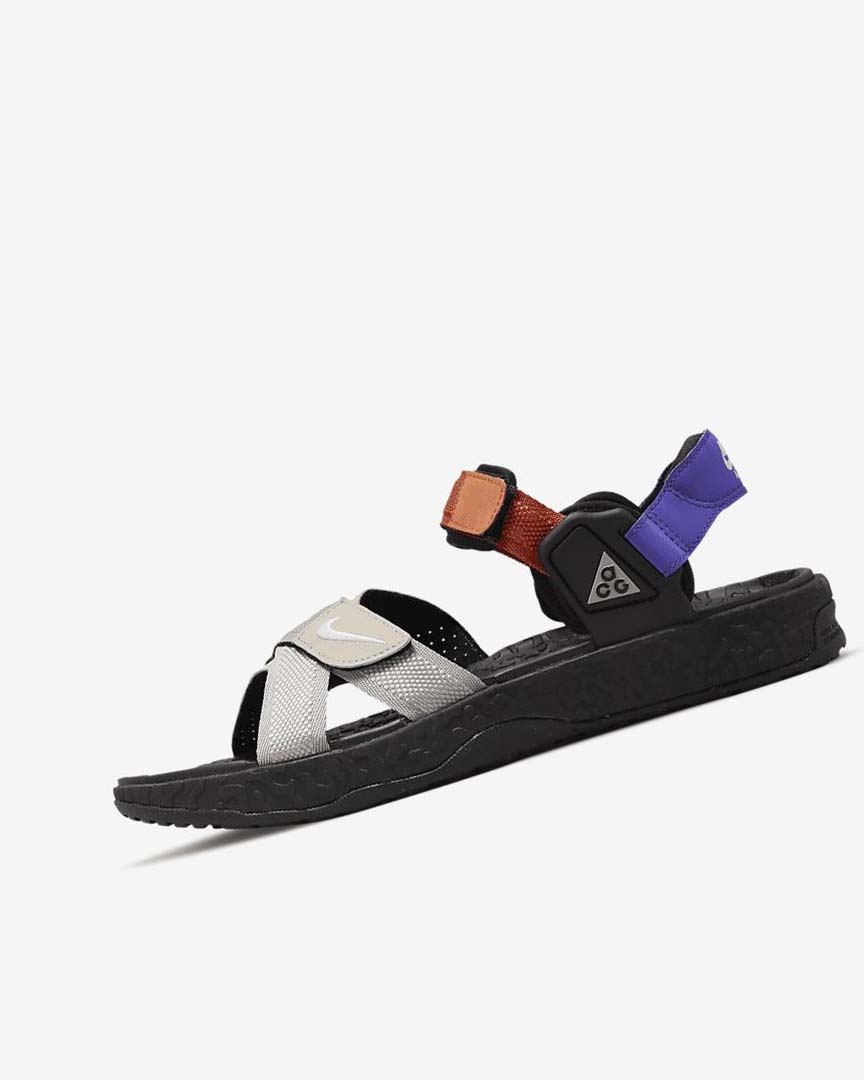 Black / Red Nike ACG Air Deschutz+ Men\'s Sandals | CA_4517