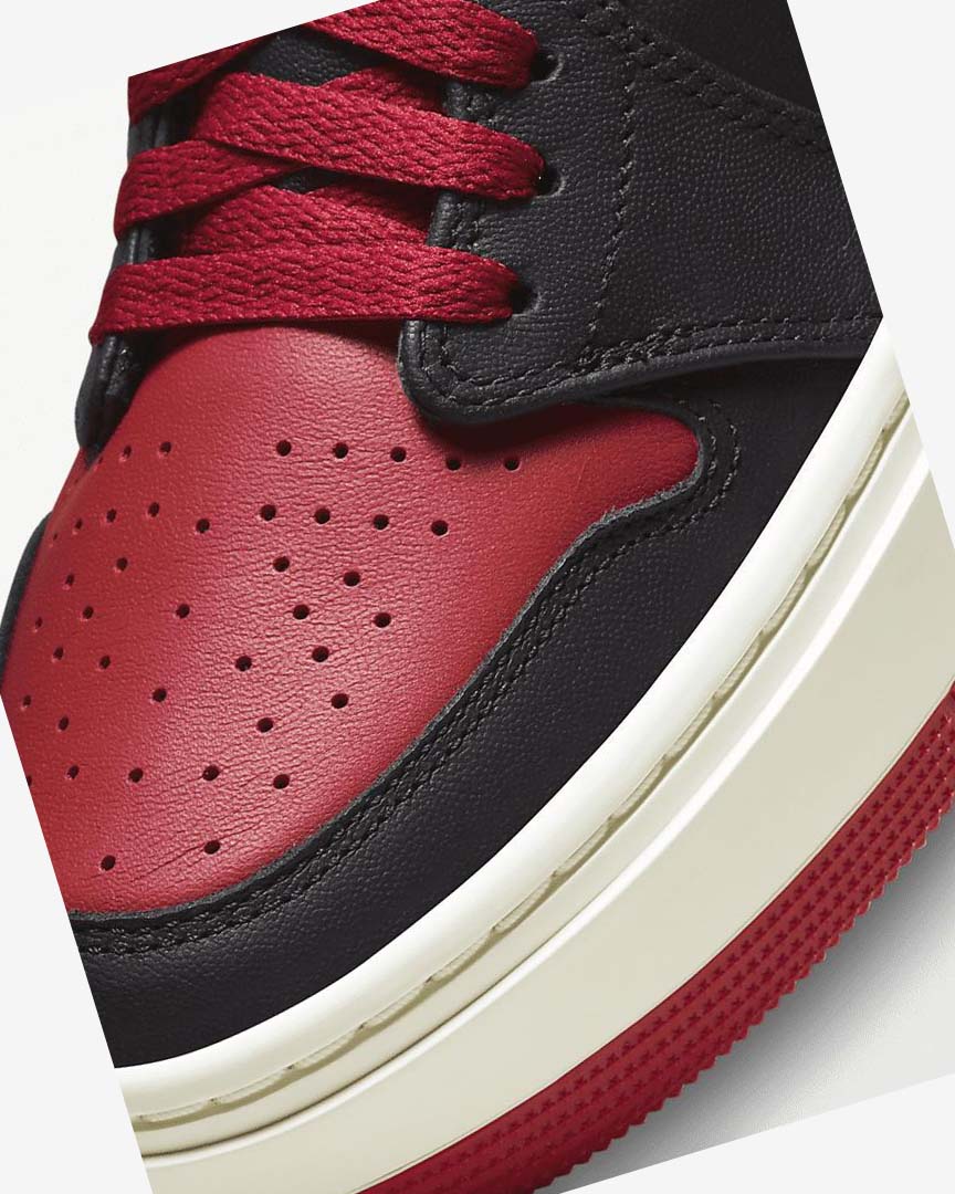 Black / Red Nike Air Jordan 1 Elevate Low SE Women's Sneakers | CA_2538