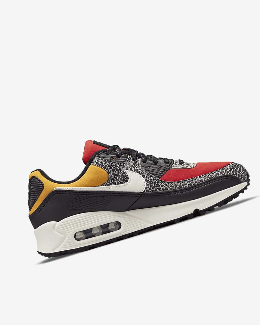 Black / Red Nike Air Max 90 SE Women's Casual Shoes | CA_2947