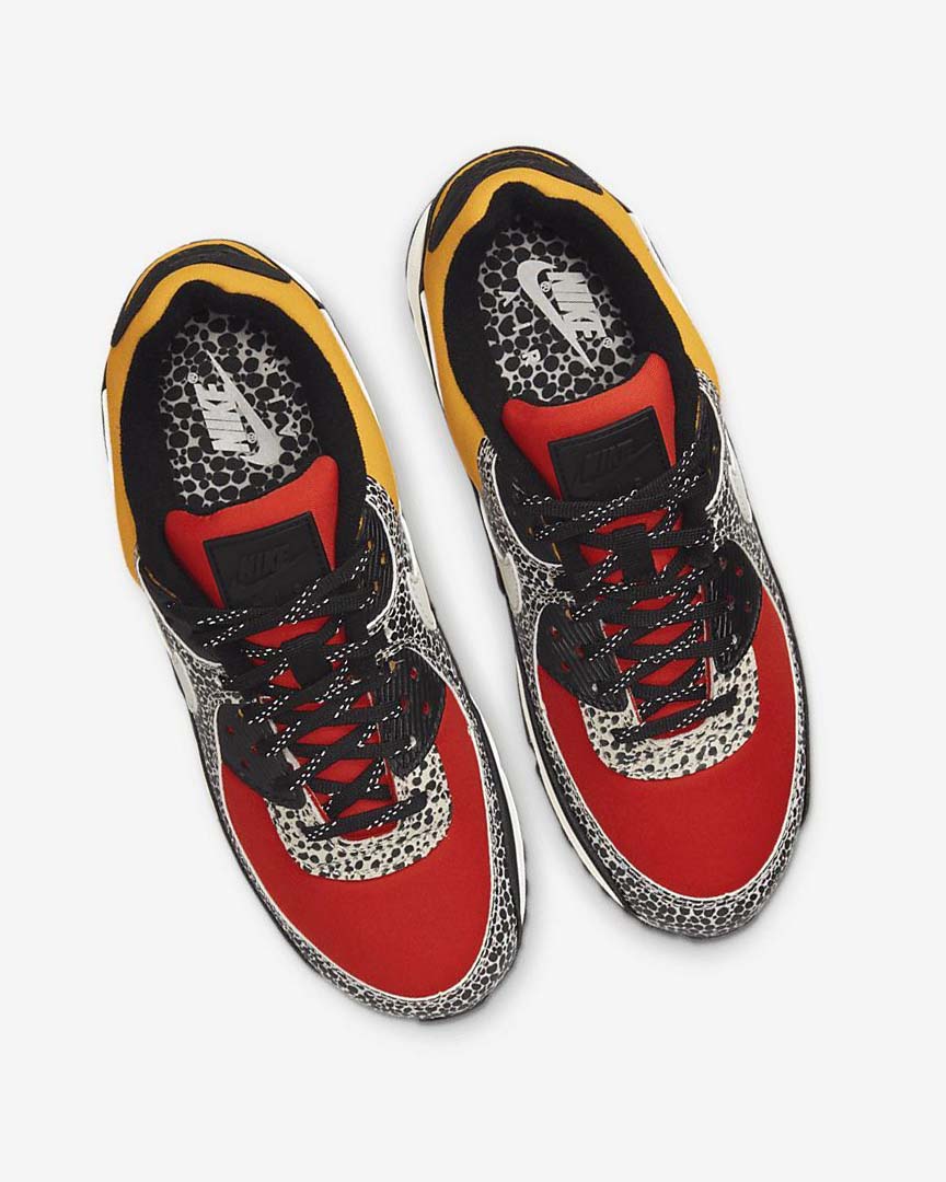 Black / Red Nike Air Max 90 SE Women's Casual Shoes | CA_2947