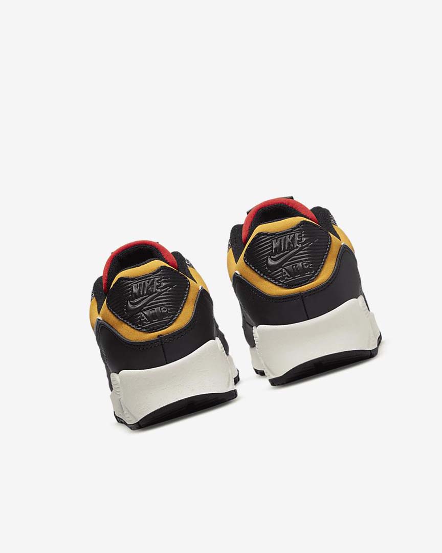 Black / Red Nike Air Max 90 SE Women's Casual Shoes | CA_2947