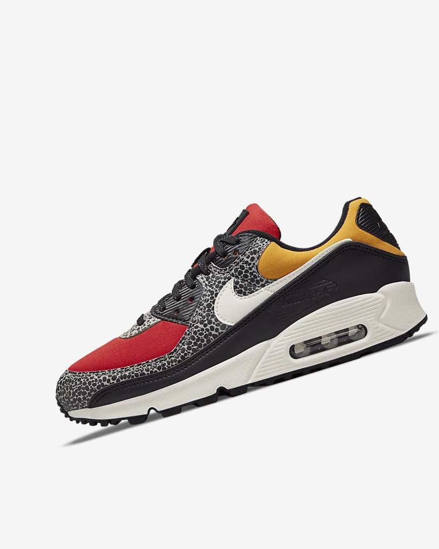 Black / Red Nike Air Max 90 SE Women\'s Casual Shoes | CA_2947