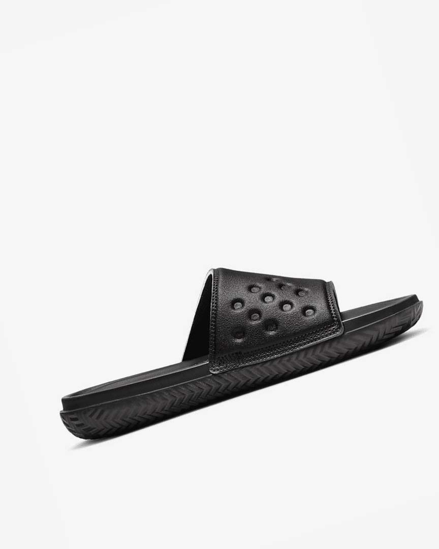 Black / Red Nike Jordan Play Men's Slides | CA_3099