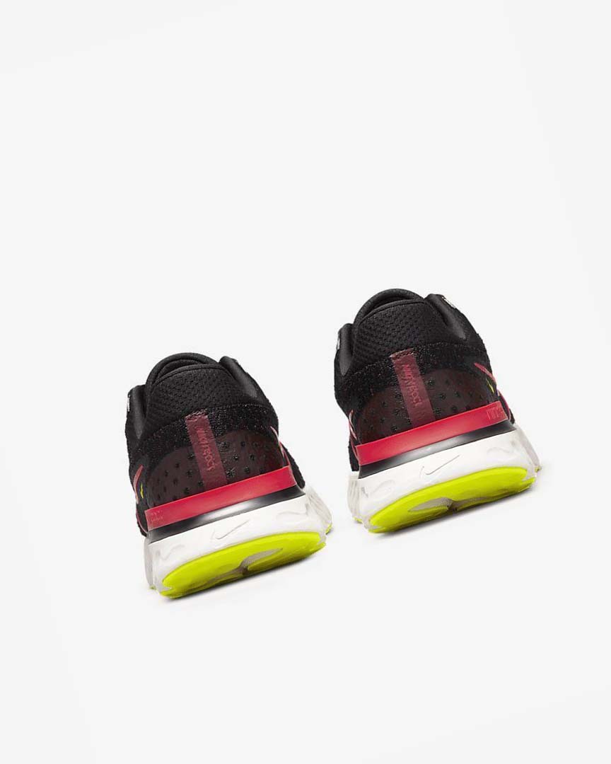 Black / Red / Red Nike React Infinity Run Flyknit 3 Men's Running Shoes | CA_4764