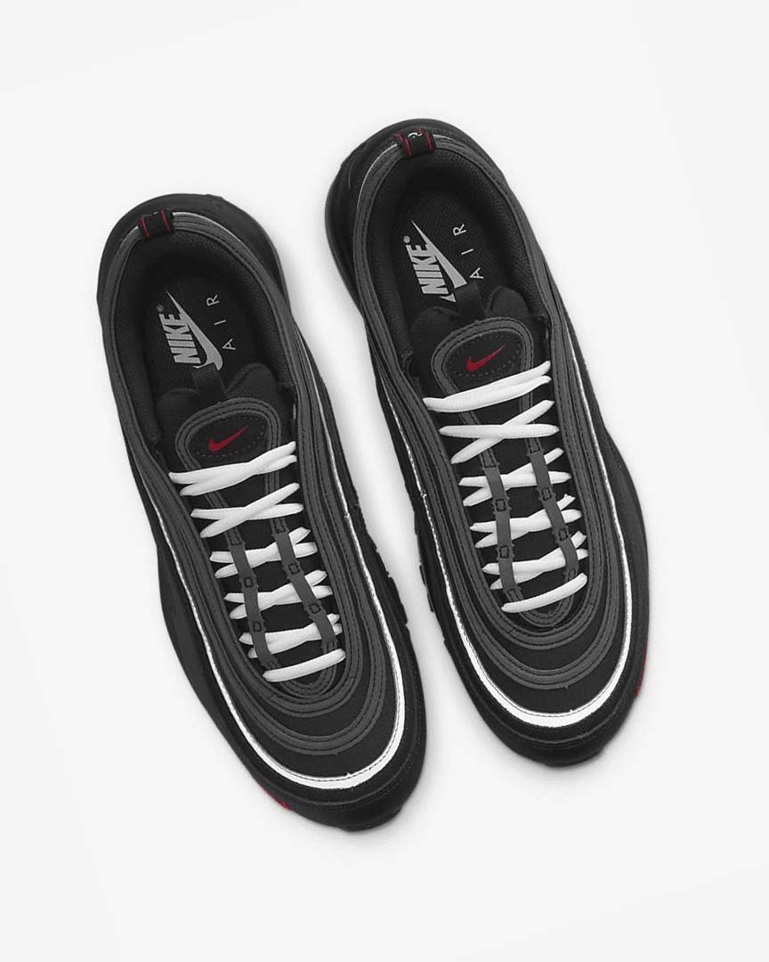 Black / Red / White / Black Nike Air Max 97 Men's Casual Shoes | CA_4718