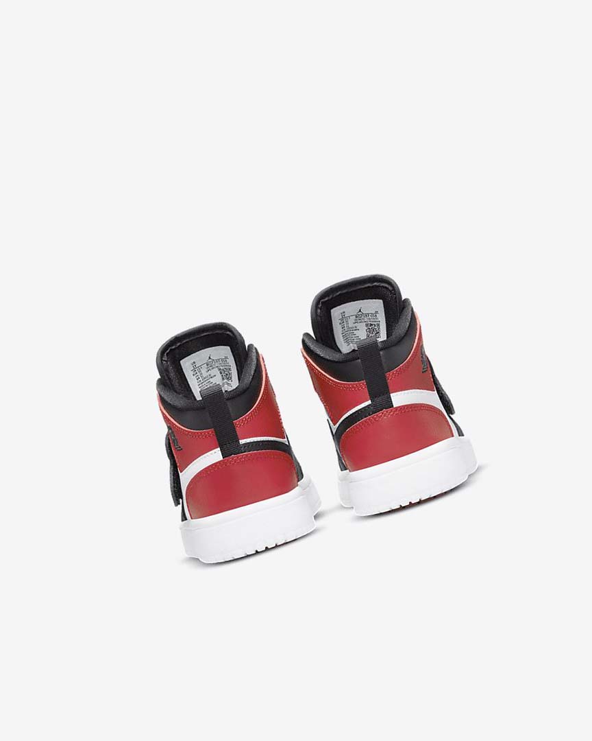 Black / Red / White / Dark Grey Nike Sky Jordan 1 Boys' Shoes | CA_5127