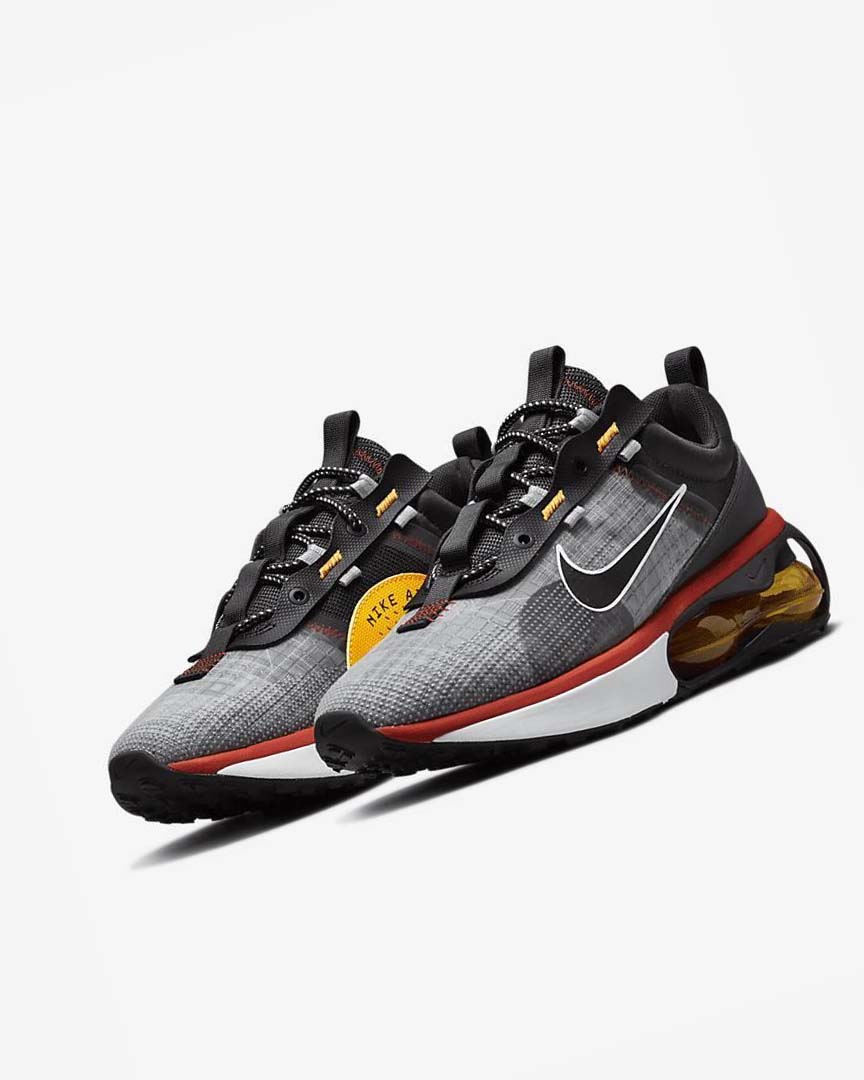 Black / Red / White Nike Air Max 2021 Men's Casual Shoes | CA_2796