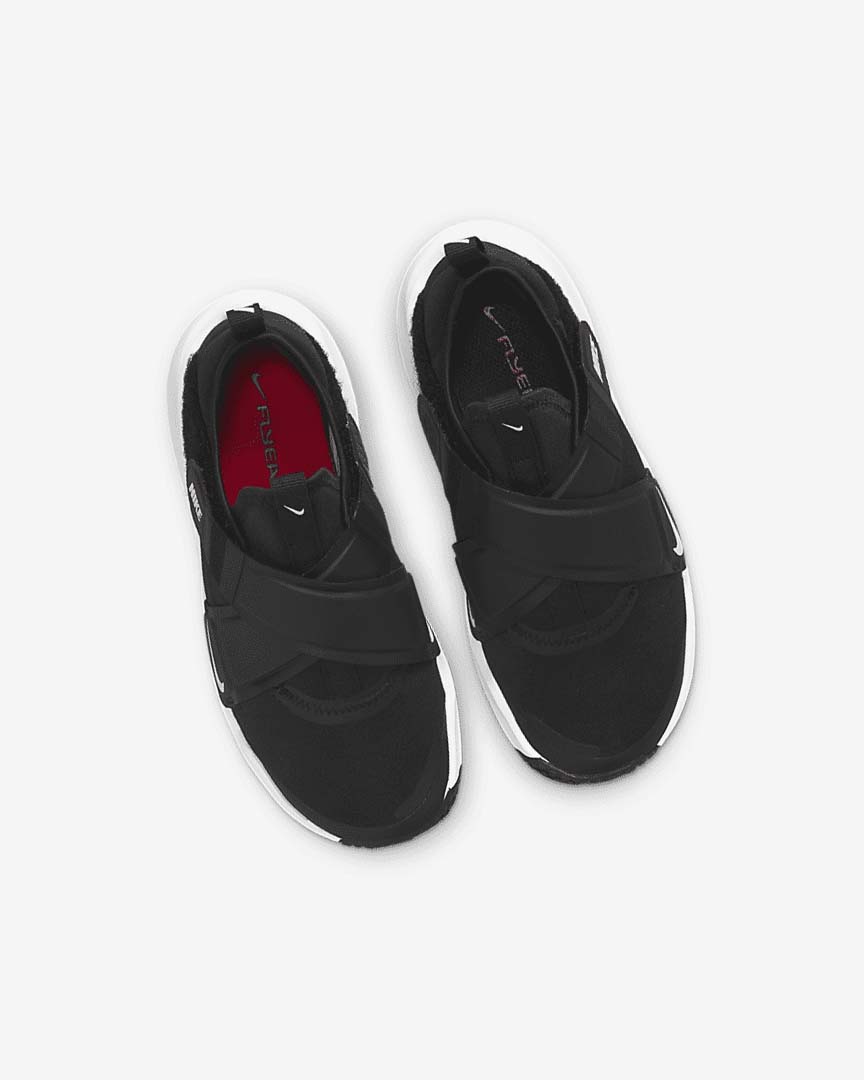 Black / Red / White Nike Flex Advance Girls' Shoes | CA_3283