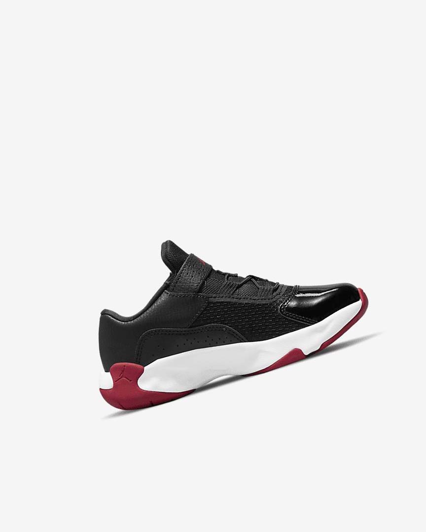 Black / Red / White Nike Jordan 11 CMFT Low Boys' Shoes | CA_2637