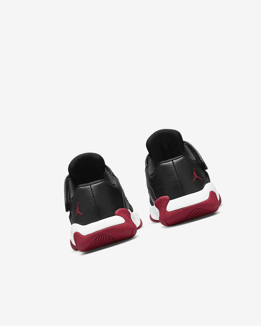 Black / Red / White Nike Jordan 11 CMFT Low Boys' Shoes | CA_2637