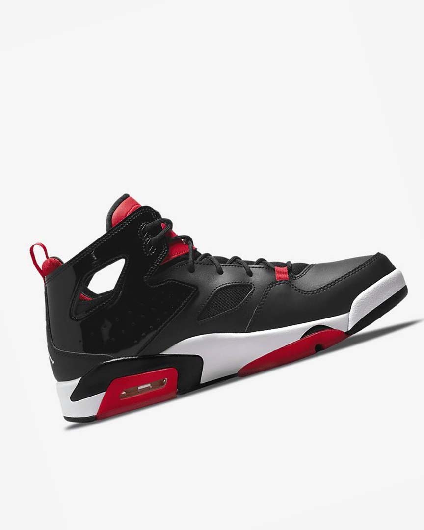 Black / Red / White Nike Jordan Flight Club '91 Men's Basketball Shoes | CA_5083