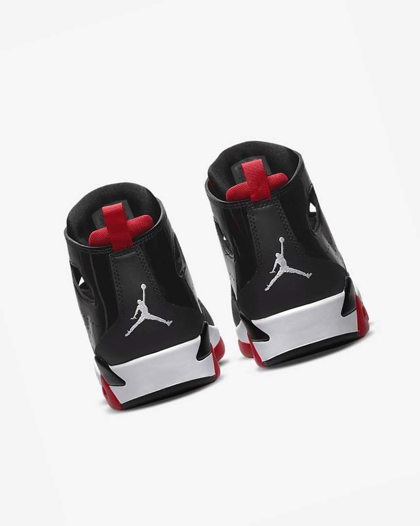 Black / Red / White Nike Jordan Flight Club '91 Men's Basketball Shoes | CA_5083