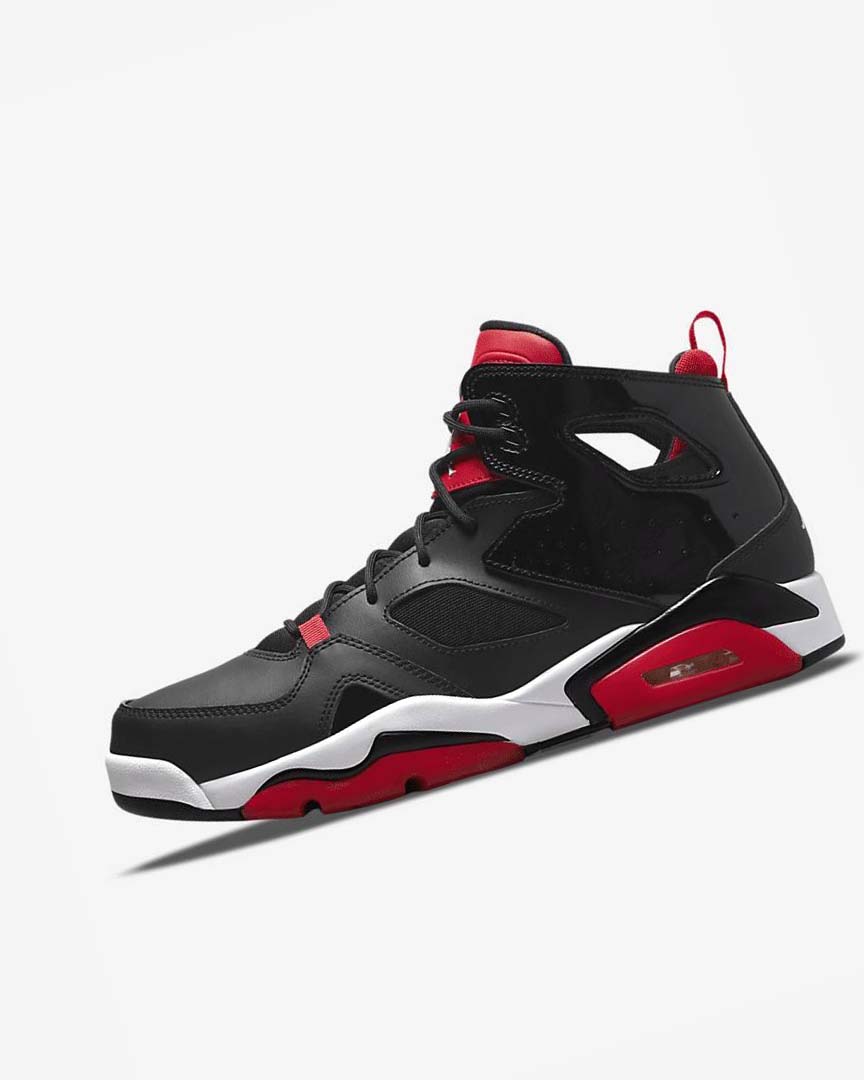 Black / Red / White Nike Jordan Flight Club \'91 Men\'s Basketball Shoes | CA_5083