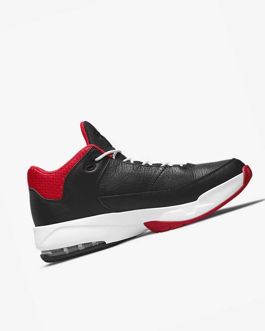 Black / Red / White Nike Jordan Max Aura 3 Men's Basketball Shoes | CA_2800