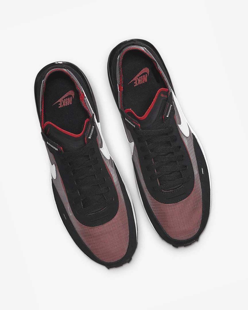 Black / Red / White Nike Waffle One SE Men's Sneakers | CA_5530