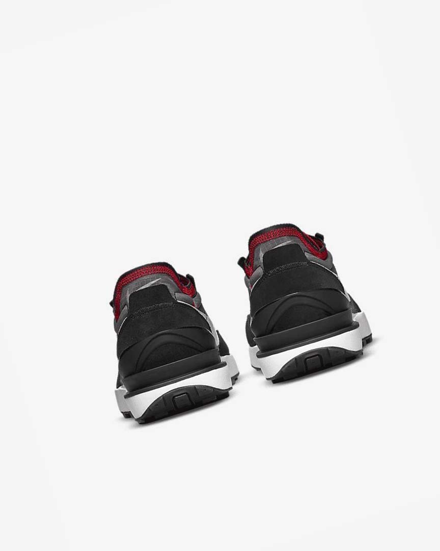 Black / Red / White Nike Waffle One SE Men's Sneakers | CA_5530