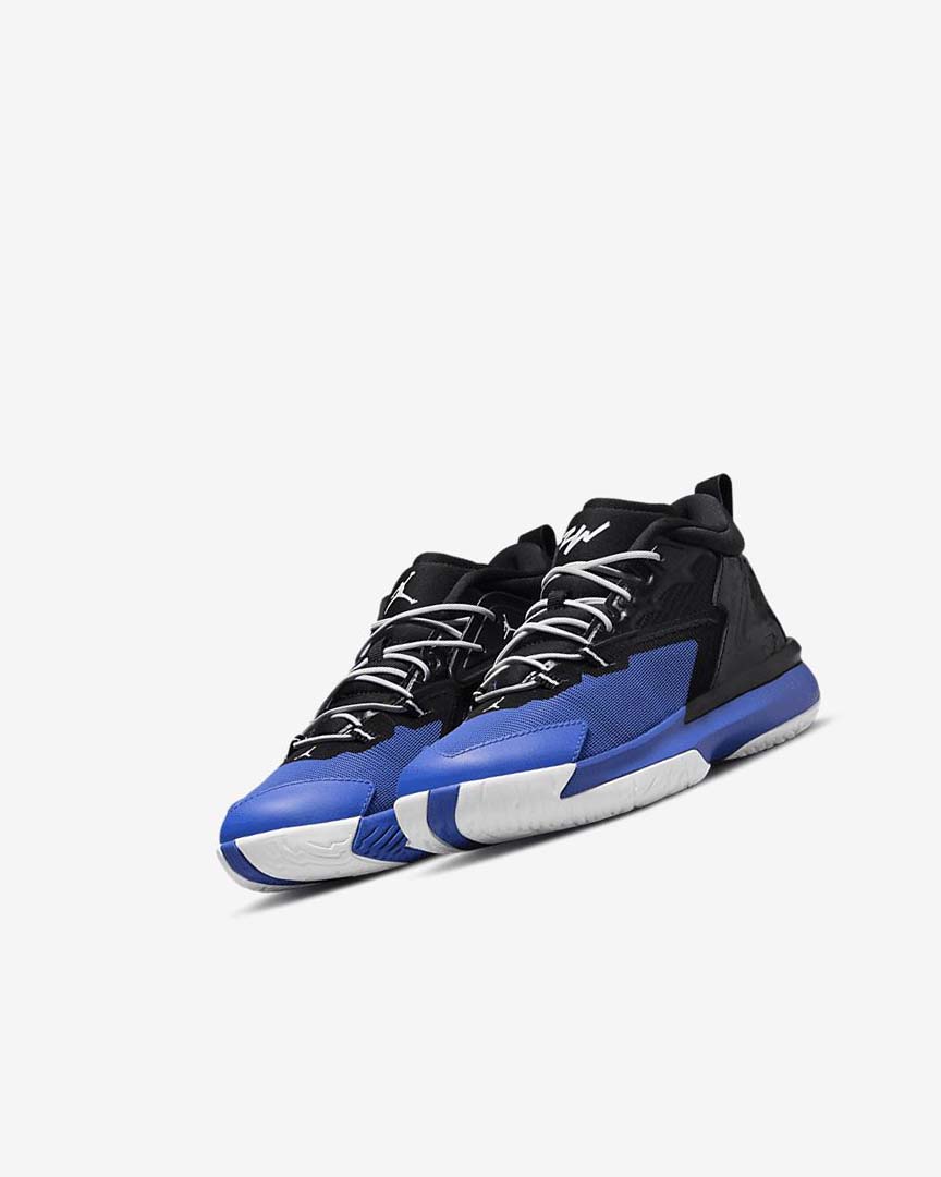 Black / Royal / White Nike Zion 1 Boys' Basketball Shoes | CA_1194