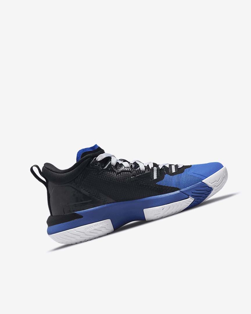 Black / Royal / White Nike Zion 1 Boys' Basketball Shoes | CA_3266