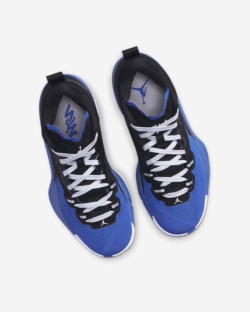 Black / Royal / White Nike Zion 1 Boys' Basketball Shoes | CA_3266