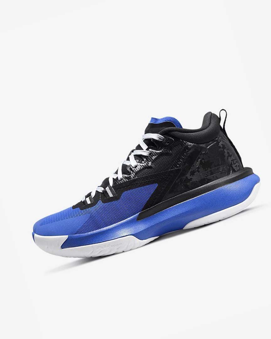 Black / Royal / White Nike Zion 1 Men\'s Basketball Shoes | CA_2959