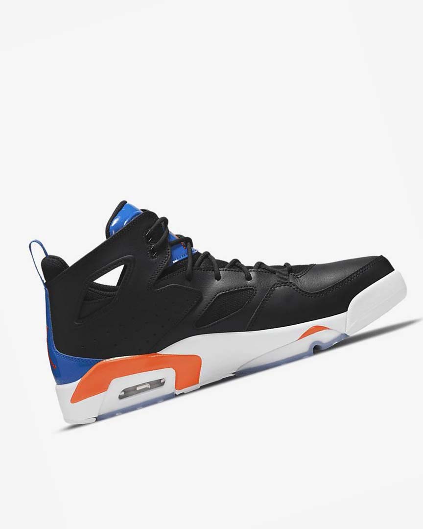 Black / Royal / White / Orange Nike Jordan Flight Club '91 Men's Basketball Shoes | CA_2739