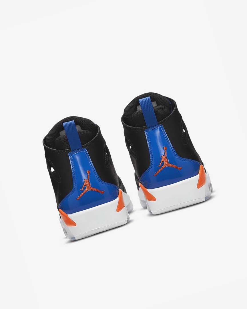 Black / Royal / White / Orange Nike Jordan Flight Club '91 Men's Basketball Shoes | CA_2739