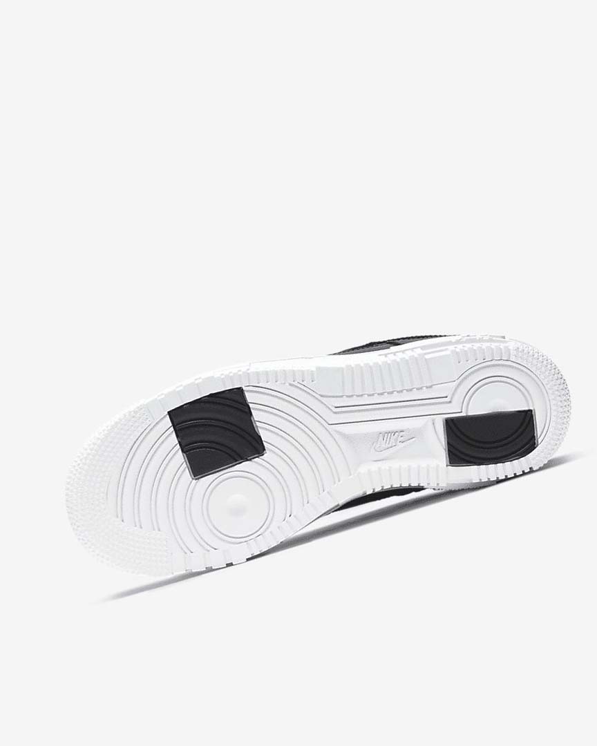 Black / White / Black / Black Nike Air Force 1 Pixel Women's Sneakers | CA_3064
