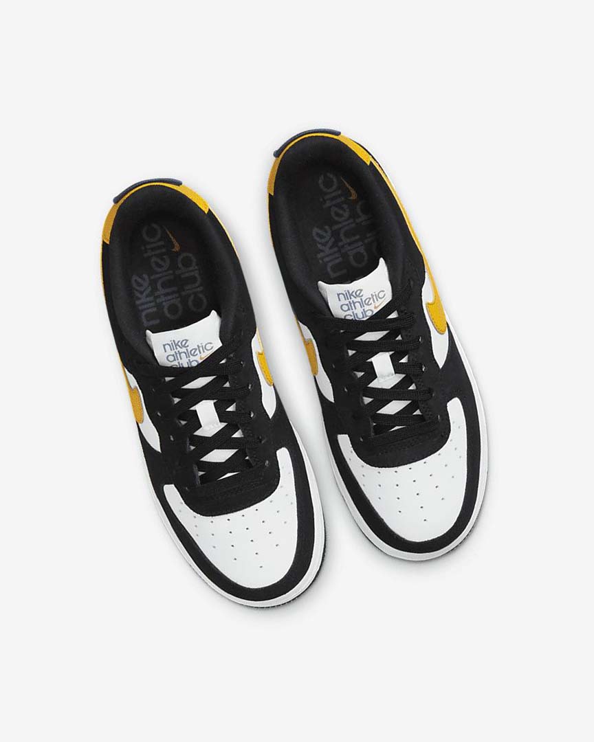 Black / White / Black / Dark Nike Air Force 1 LV8 Boys' Sneakers | CA_5057