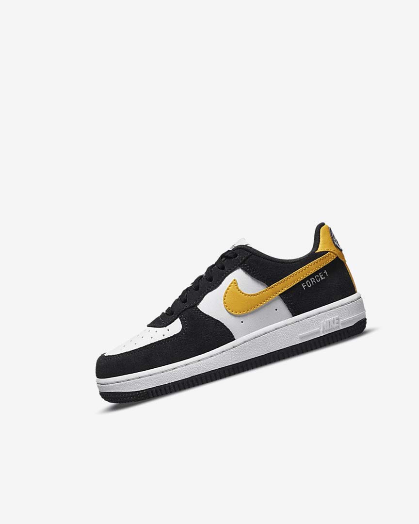 Black / White / Black / Dark Nike Force 1 LV8 Girls\' Shoes | CA_2594