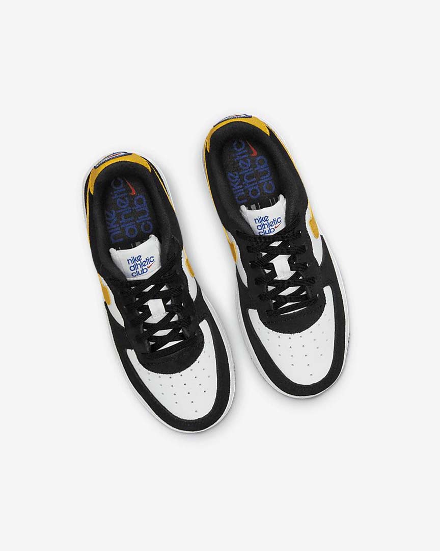 Black / White / Black / Dark Nike Force 1 LV8 Boys' Shoes | CA_4568